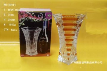 Custom Color Wedding Flower Decal, Printing Personalized Glass Vase / Clear Vases