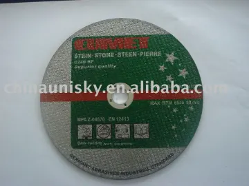 Cutting Disc For Stone - Flat Pattern