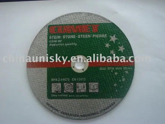 Cutting Disc For Stone - Flat Pattern
