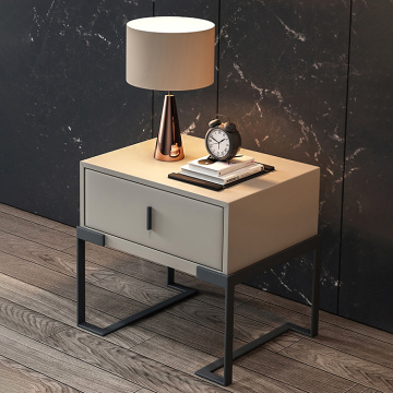 Imbakan ng Bedside Table Modern Nightstand para sa kahoy na silid -tulugan