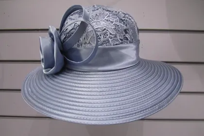 Women's Fabric Covered Fancy Couture Hats