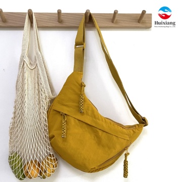 Japanese-Style Nylon Crossbody Bag for Students
