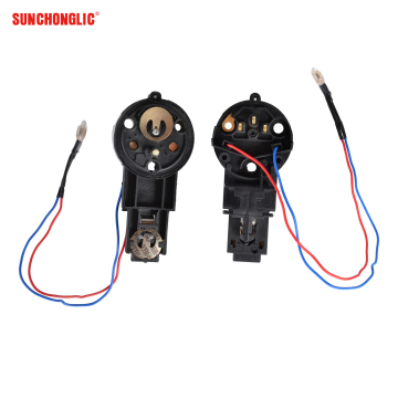 Red and Blue Wired Sunchonglic Electric Kettle Coupler and Coffee Maker
