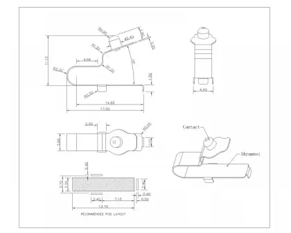 SF-170-X-A-X-21 Spring Finger L 17.0MM