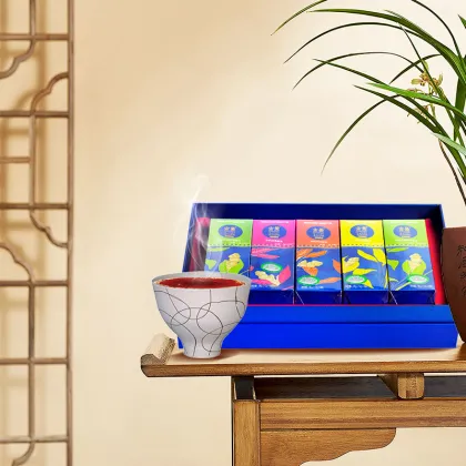 Five Color Ginger Tea Gift Box