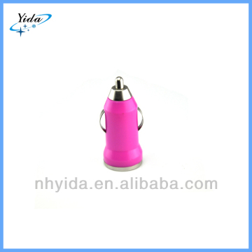 Mini Car Charger For Samsung Apple HTC Hot Pink