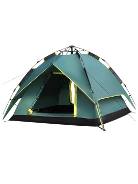 Green Color Family Camping Tent Waterproof