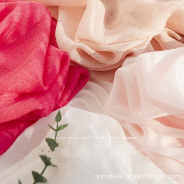 Autumn Solid Color Cotton and Linen Scarf Sunscreen Shawl