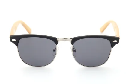 Flymoon Fashion Custom Brand Logo High Quality Bamboo Sunglasses UV400