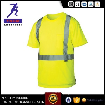 2018 Low Price Factory Safety Reflective Pure Cotton T-Shirt Polo
