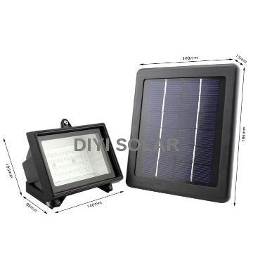 small solar flood light