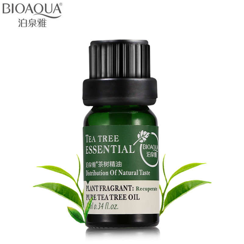 BIOAQUA Brand Natural Tea Tree Oils Anti-acne Face Body Skin Care Hair Care Fragrance Aromatherapy Massage Pure Essential Oil