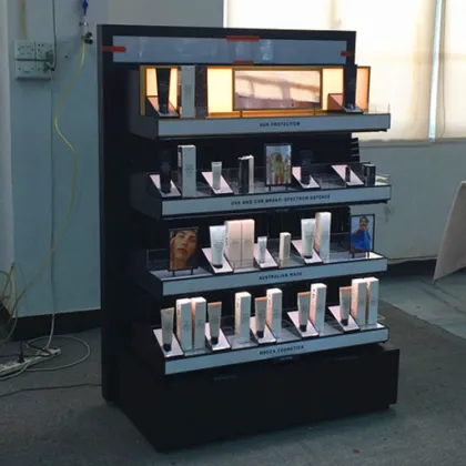Cosmetic Shop Shelves Cosmetic Products Display Fixtures