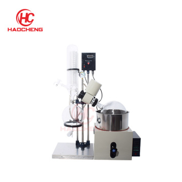 5L Manual Mini Rotary Evaporator with Speed and Temperature Display