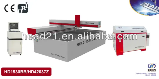 Beaten aluminum 1500mm*3000mm cutting table and 420Mpa pump