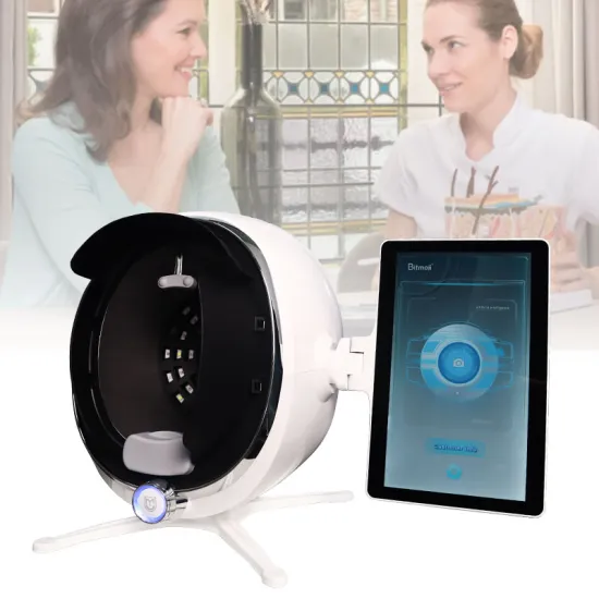 AI Face Skin Diagnostics Analyzer - Ce Online Training Skin Analysis Machine