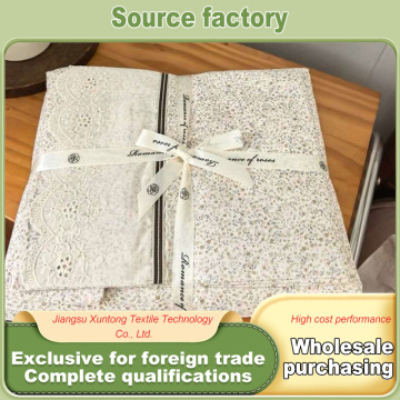 Conjunto de roupa de cama de algodão para todas as estações para o ano todo