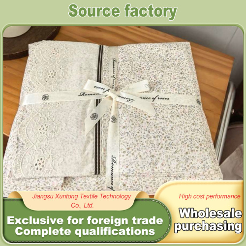 Conjunto de roupa de cama de algodão para todas as estações para o ano todo