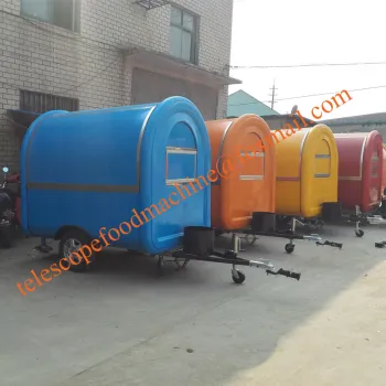 TELESCOPE hot dog mobile food cart crepe fast food trailer grinddle mobile food truck