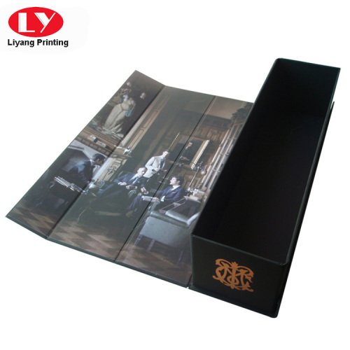 Folding Good Quality Luxury Single Bottle Wine Box