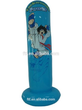 PVC customized logo inflatable bop bag with water base