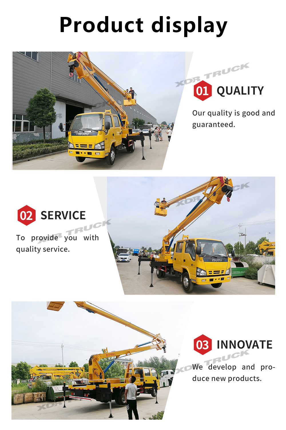 ISUZU 600P 16m aerial platform truck 4