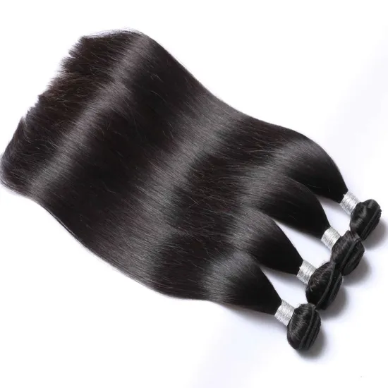 Natural 100% human hair vendor with bundles and frontal wholesale raw cuticle aligned hair weave bundles Malaysian virgin hair