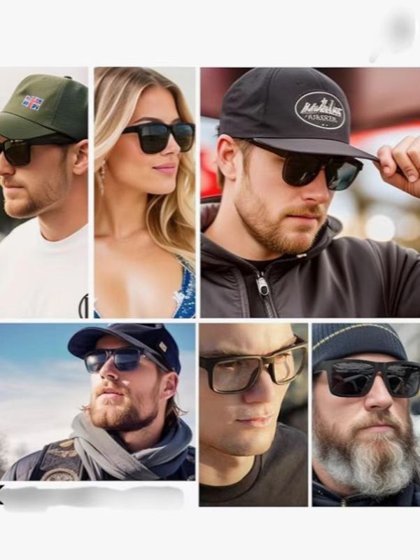 light UV400 protective full-frame sunglasses
