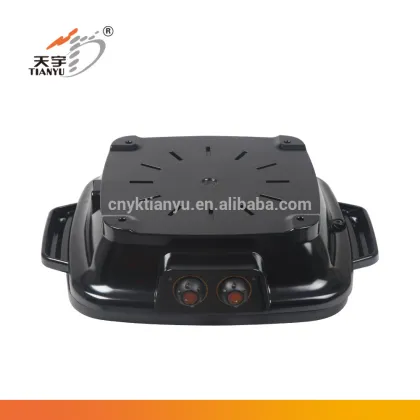 indoor die-casting aluminum korean style electric barbecue grill with hot pot