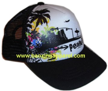 mesh trucker style cap hat caps hats ADJUSTABLE
