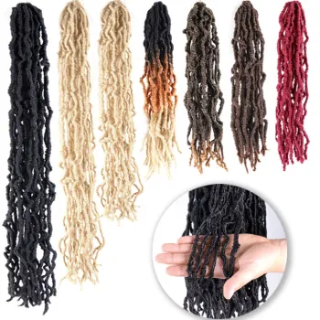 Wholesale Soft Faux Loc Extensions Crotchet Platinum 24 Inch 613 18 In 350 Pink Custom Soft Locs 36 Inch Hair Crochet