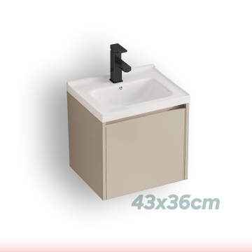 Bailu C-NK-E 4336 Wall Mount Basin Cabinet for Small Bathrooms and Dining Rooms