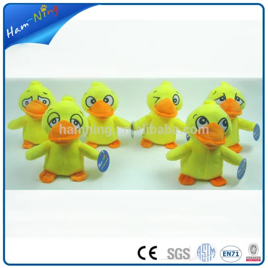 14cm stuffed yellow ducks latest promotional gift items for children