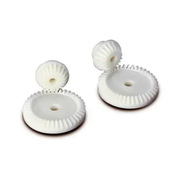 Injection Molded Bevel Gears, plastic injection bevel gear