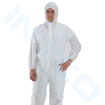 SMS disposable coverall with hood without boot