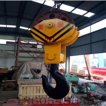 working instruction crane hook block