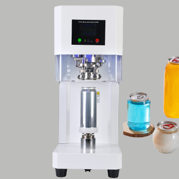 Automatic Can Sealer Machine for Beverage Bottles and Tins
