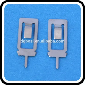Customized iron battery spring contact from Dongguan Bosi