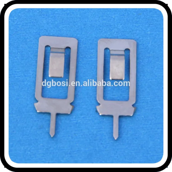 Customized iron battery spring contact from Dongguan Bosi