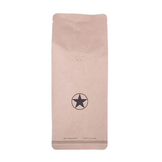 Coffee Packaging Recyclable White Tin Tie Bags
