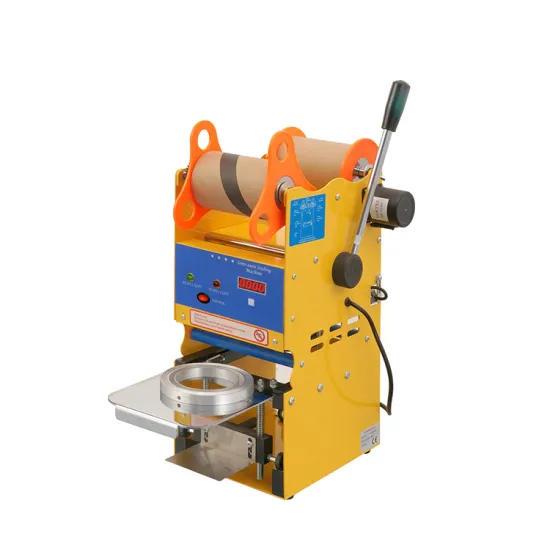 Digital Semi-automatic Smoothie Plastic Disposable Cup Sealing Machine Dubai/China