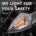 Indicador de LED de sinal de giro de motocicleta