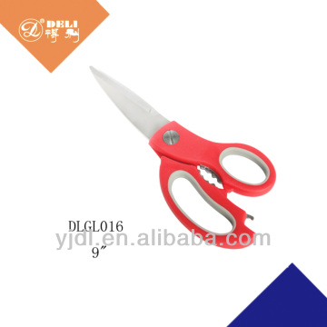 8" Precision rubber handle kitchen scissor tijeras