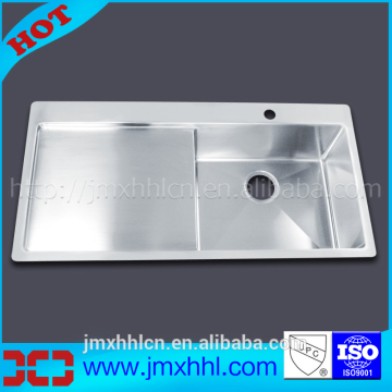 Topmount Single Bowl Handmade Stainless Steel Kitchen Sink R3919 cUPC approved