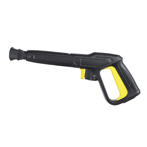 Pistolet de pulvérisation du pistolet de lavage de bouton de sécurité en plastique jaune