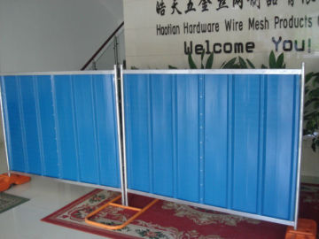 Temporary Steel Hoarding Panel used for construction site