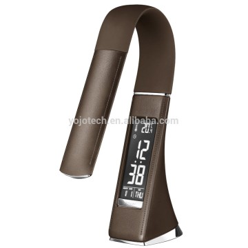 taotronics led desk lamp Touch, Date, Temperature, & Alarm - Flexible Top- Business Brown