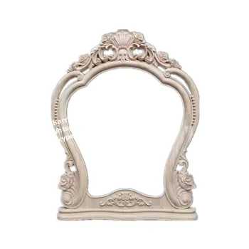 Unfinished Wood Carving Mirror Frames