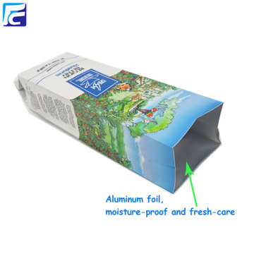 Resealable aluminum foil tin tie drip coffee bag