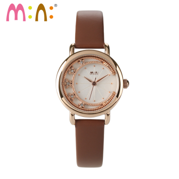 Korea mini brand 3D moon and stars small children watches